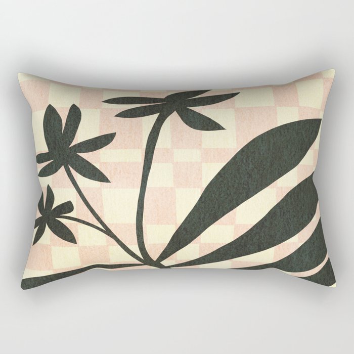 Abstract-botanical 45 Rectangular Pillow Gallery Image 1