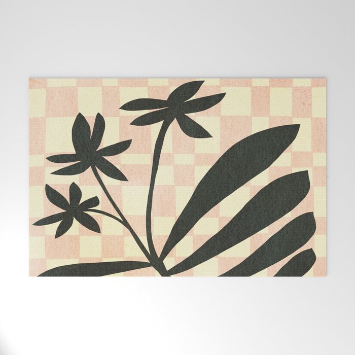 Abstract-botanical 45 Welcome Mat Gallery Image 1
