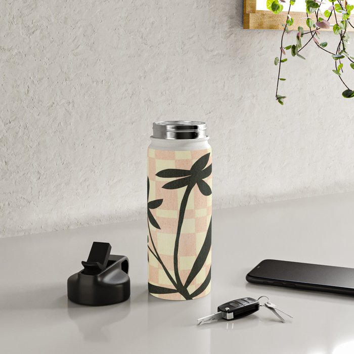 Abstract-botanical 45 Water Bottle Gallery Image 4