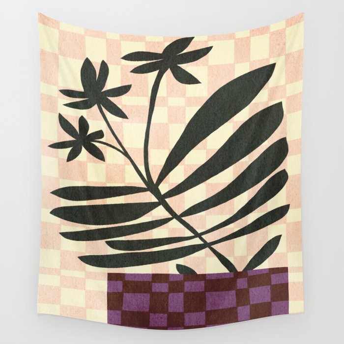 Abstract-botanical 45 Wall Tapestry Gallery Image 4