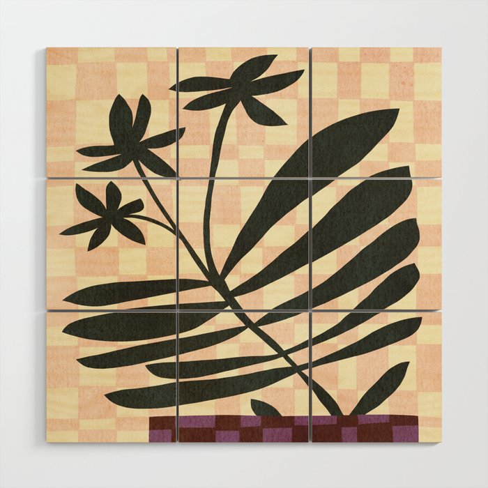 Abstract-botanical 45 Wood Wall Art Gallery Image 1
