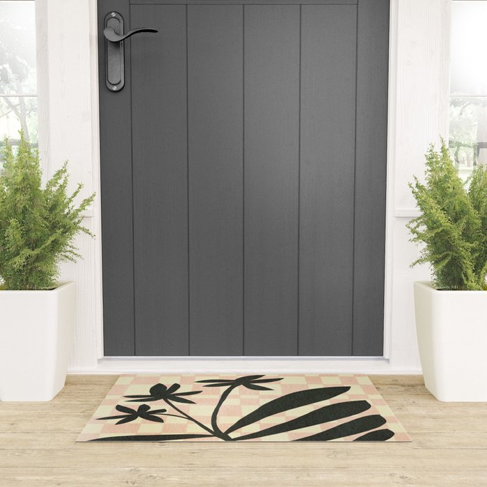 Abstract-botanical 45 Welcome Mat Gallery Image 3