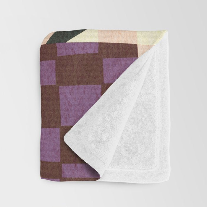 Abstract-botanical 45 Throw Blanket Gallery Image 3