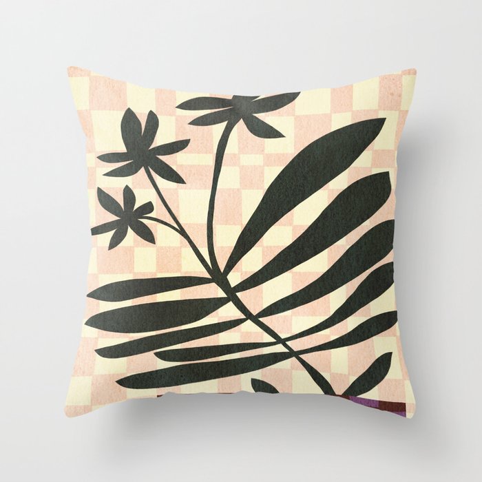 Abstract-botanical 45 Throw Pillow Gallery Image 6
