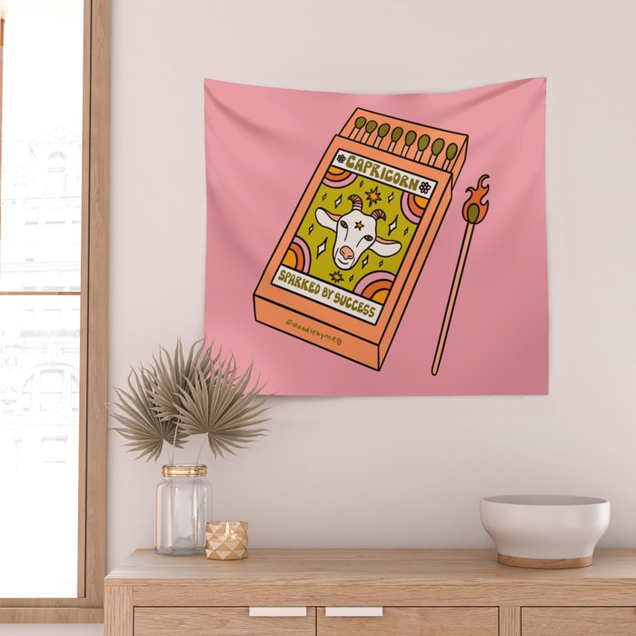 Capricorn Matchbox Wall Tapestry Gallery Image 2