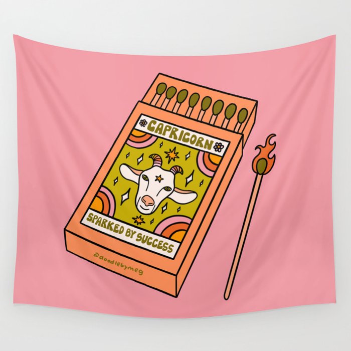 Capricorn Matchbox Wall Tapestry Gallery Image 1