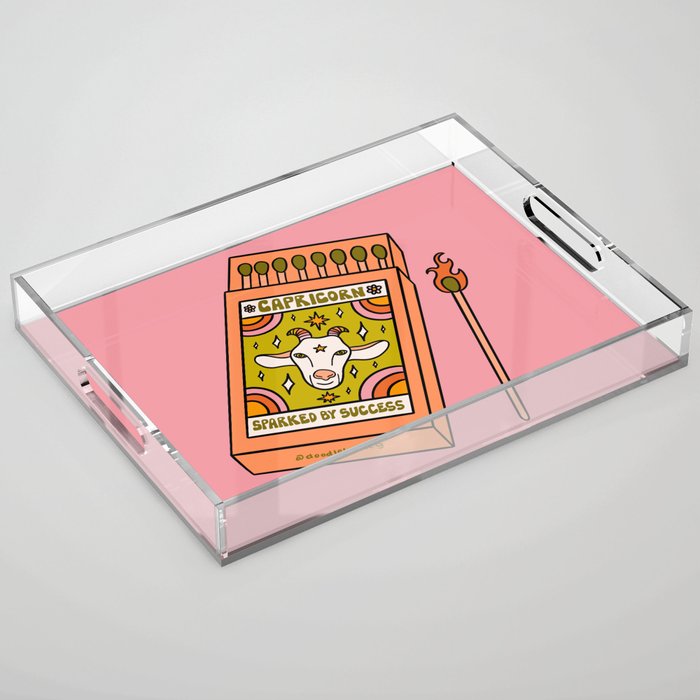 Capricorn Matchbox Acrylic Tray Gallery Image 1