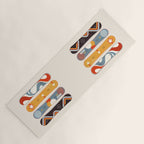 Retro Snowboards  Yoga Mat Gallery Image 1
