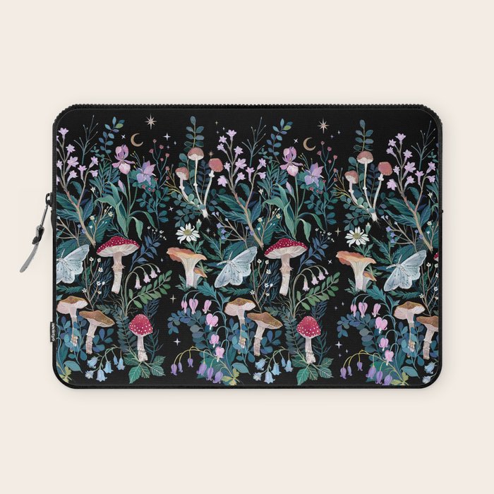 Night Mushrooms Laptop Sleeve Gallery Image 1