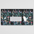 Night Mushrooms Desk Mat Gallery Image 1