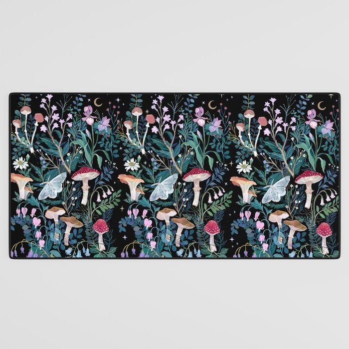 Night Mushrooms Desk Mat Gallery Image 3