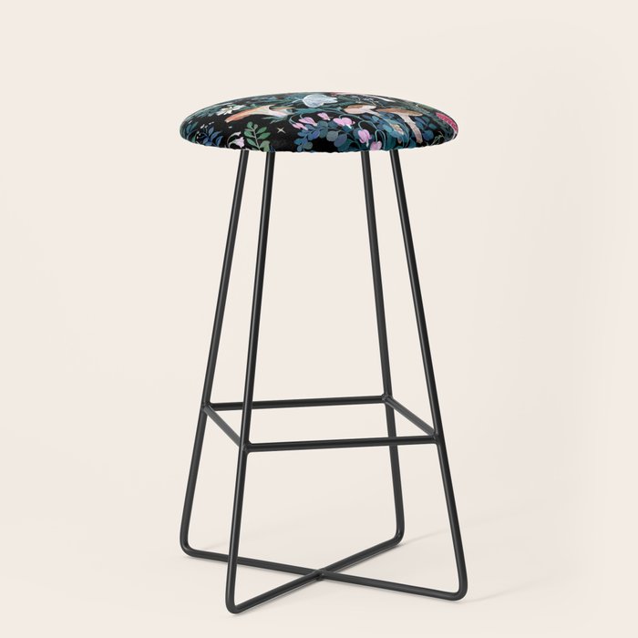 Night Mushrooms Stool Gallery Image 1