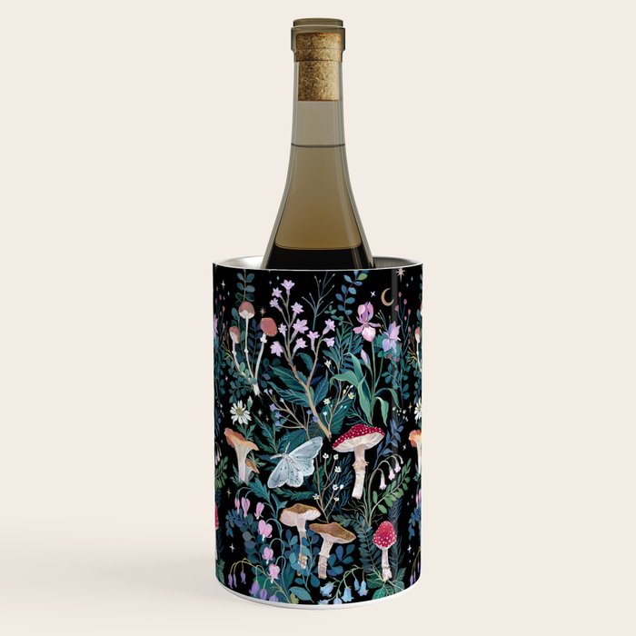 Night Mushrooms Wine Chiller Gallery Image 1