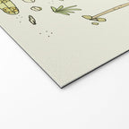 simple living costa rica pura vida // retro surf art by surfy birdy Welcome Mat Gallery Image 2