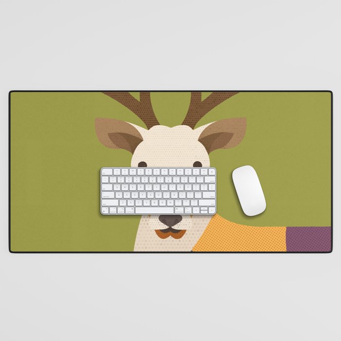 Red Deer Desk Mat Gallery Image 1