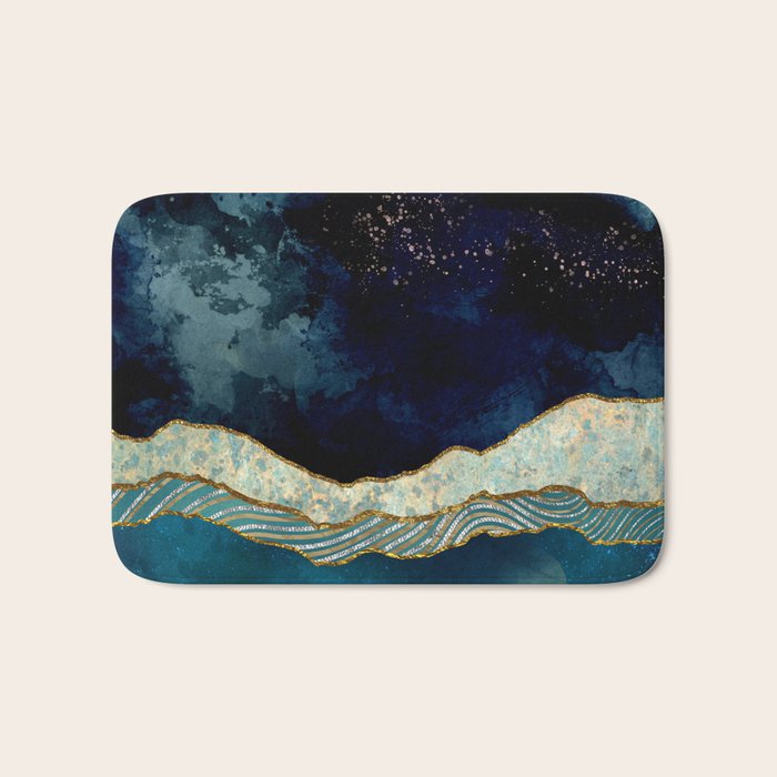 Indigo Sky Bath Mat Gallery Image 1