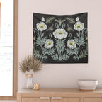 Poppies and Bees Wall Tapestry Gallery Image 2