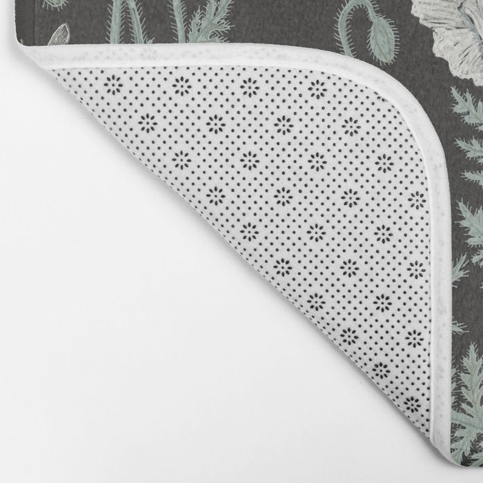 Poppies and Bees Bath Mat Gallery Image 2