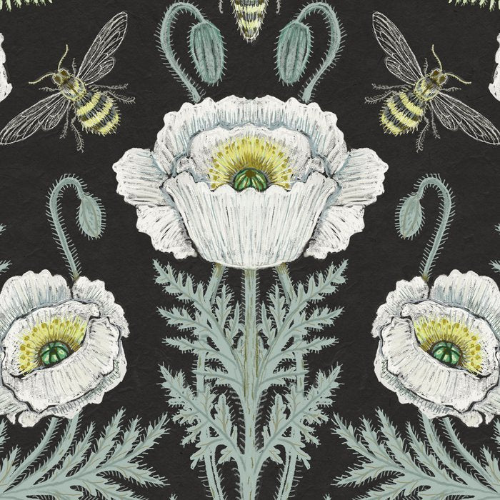 Poppies and Bees Coffee Mug Gallery Image 2