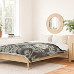 Poppies and Bees Duvet Cover Gallery Image 2
