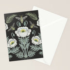 Poppies and Bees Stationery Card Gallery Image 2