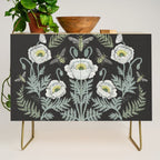 Poppies and Bees Credenza Gallery Image 1