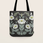 Poppies and Bees Tote Bag Gallery Image 1