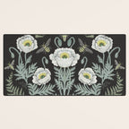 Poppies and Bees Desk Mat Gallery Image 3