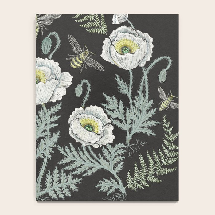 Poppies and Bees Notebook Gallery Image 4