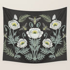 Poppies and Bees Wall Tapestry Gallery Image 4