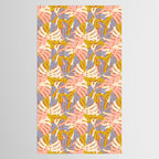 Color Block Monstera Pink + Lavender Tablecloth Gallery Image 2