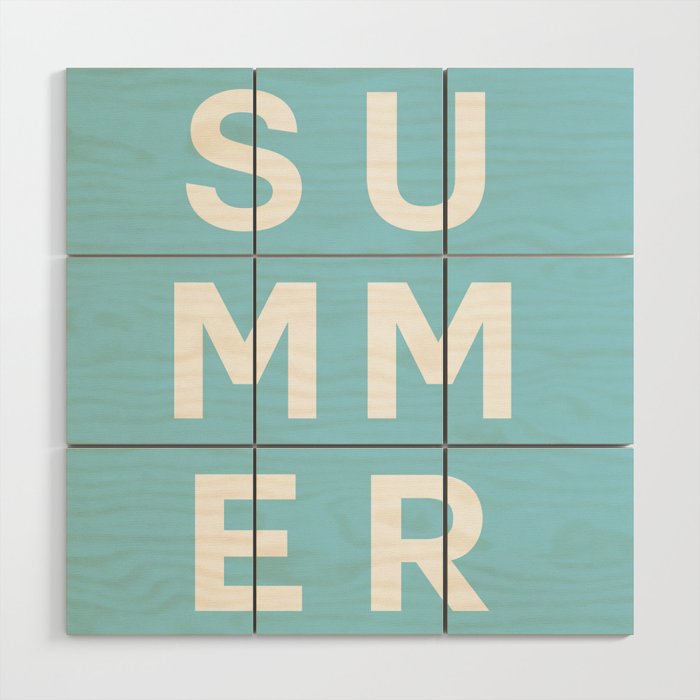 Summer Wood Wall Art