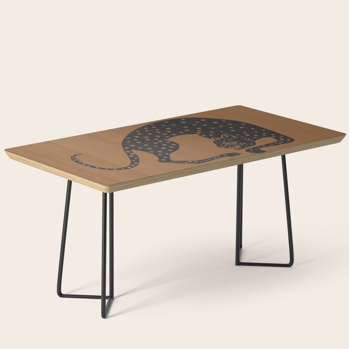 Blockprint Cheetah Coffee Table Gallery Image 1