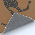 Blockprint Cheetah Rug Gallery Image 4