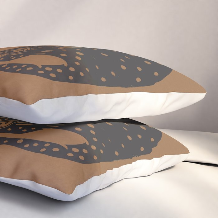 Blockprint Cheetah Pillow Sham Gallery Image 3