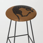 Blockprint Cheetah Stool Gallery Image 2