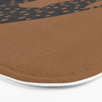 Blockprint Cheetah Bath Mat Gallery Image 3