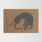 Blockprint Cheetah Rug Gallery Image 2