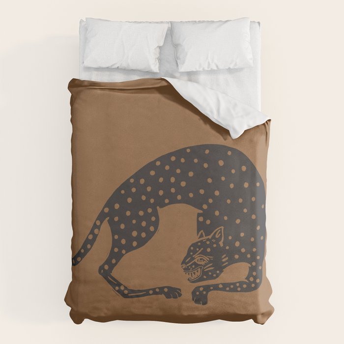 Blockprint Cheetah Duvet Cover Gallery Image 6
