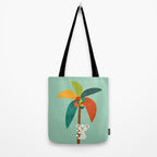 Koala on Coconut Tree Tote Bag Gallery Image 2