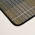 Heritage Tartan Plaid Pattern in Earth Tones with Olive, Rust Desk Mat Gallery Image 4