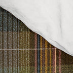 Heritage Tartan Plaid Pattern in Earth Tones with Olive, Rust Comforter Gallery Image 4