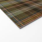 Heritage Tartan Plaid Pattern in Earth Tones with Olive, Rust Welcome Mat Gallery Image 2