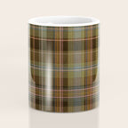 Heritage Tartan Plaid Pattern in Earth Tones with Olive, Rust Coffee Mug Gallery Image 4