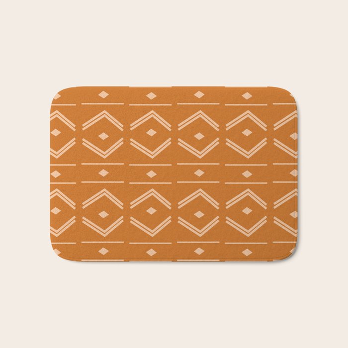 Lines in Butterscotch Bath Mat Gallery Image 1