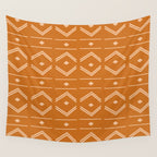 Lines in Butterscotch Wall Tapestry Gallery Image 4