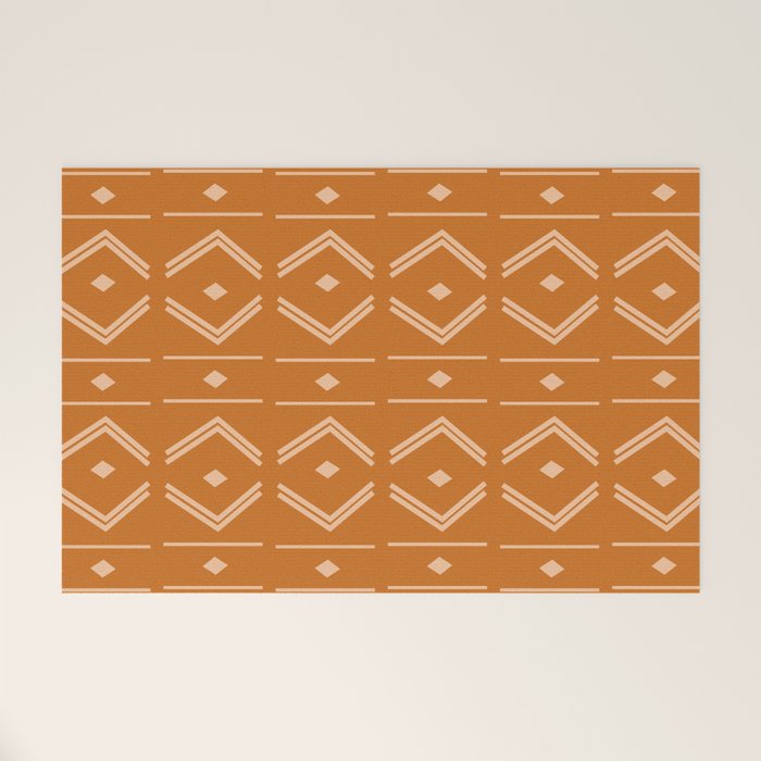 Lines in Butterscotch Welcome Mat Gallery Image 1