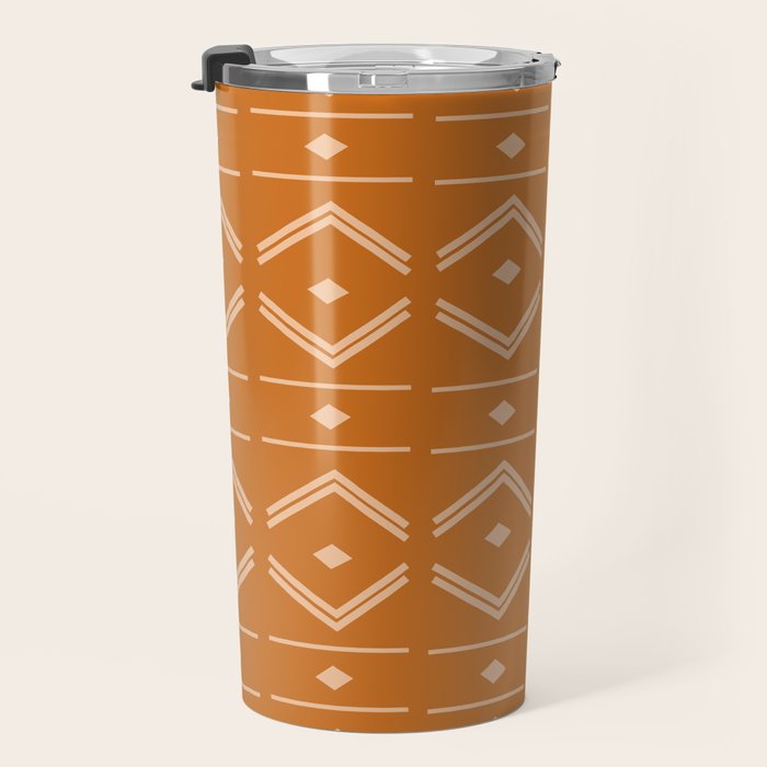 Lines in Butterscotch Travel Mug Gallery Image 3