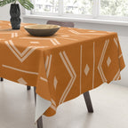Lines in Butterscotch Tablecloth Gallery Image 3