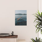 THE DIVE | summer | swim | ocean | waves | blue | summer | swim | sea | bling | shining | glitter |  Poster Gallery Image 2